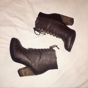 ❗️LAST CALL❗️Lace Up Combat Booties